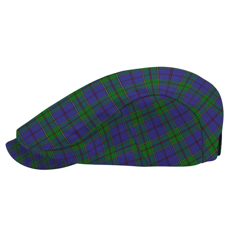 Scottish Strachan Tartan Flat Cap - Image 3