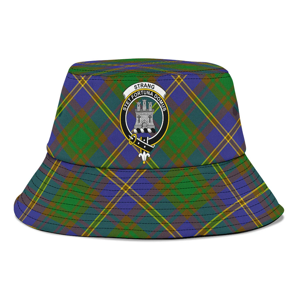 Scottish Strange of Balkaskie Clan Badge Tartan Bucket Hat - Image 2