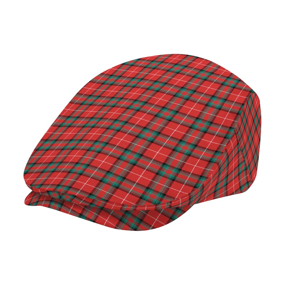 Scottish Stuart of Bute Tartan Flat Cap - Image 2
