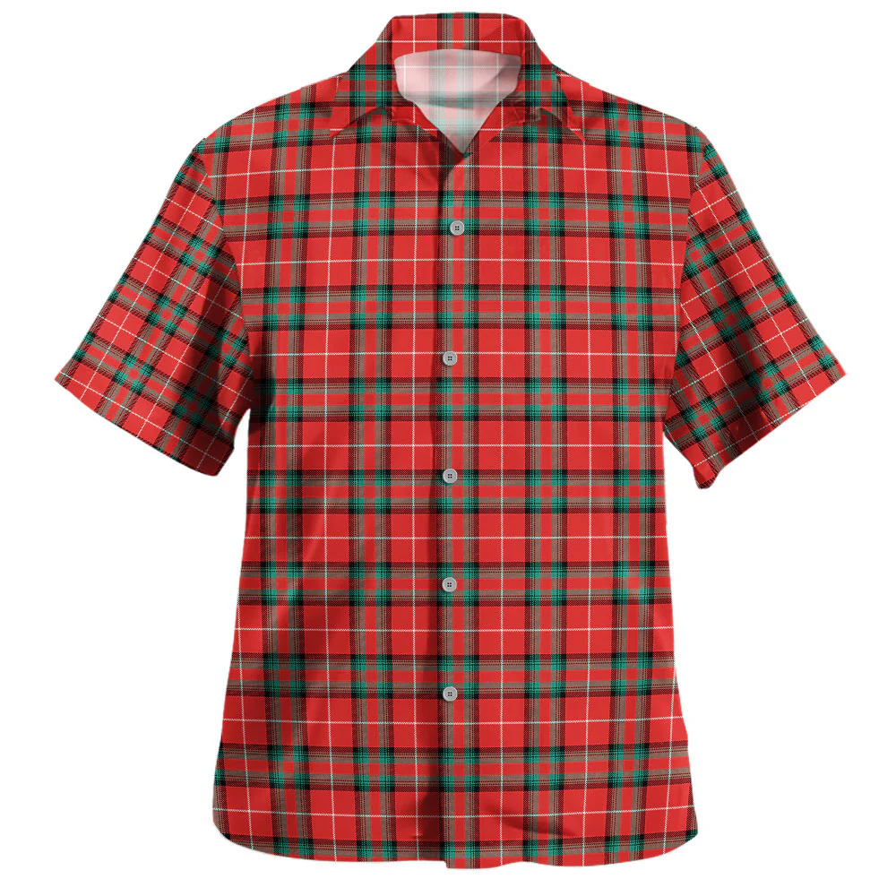 Scottish Stuart of Bute Tartan Hawaiian Shirt