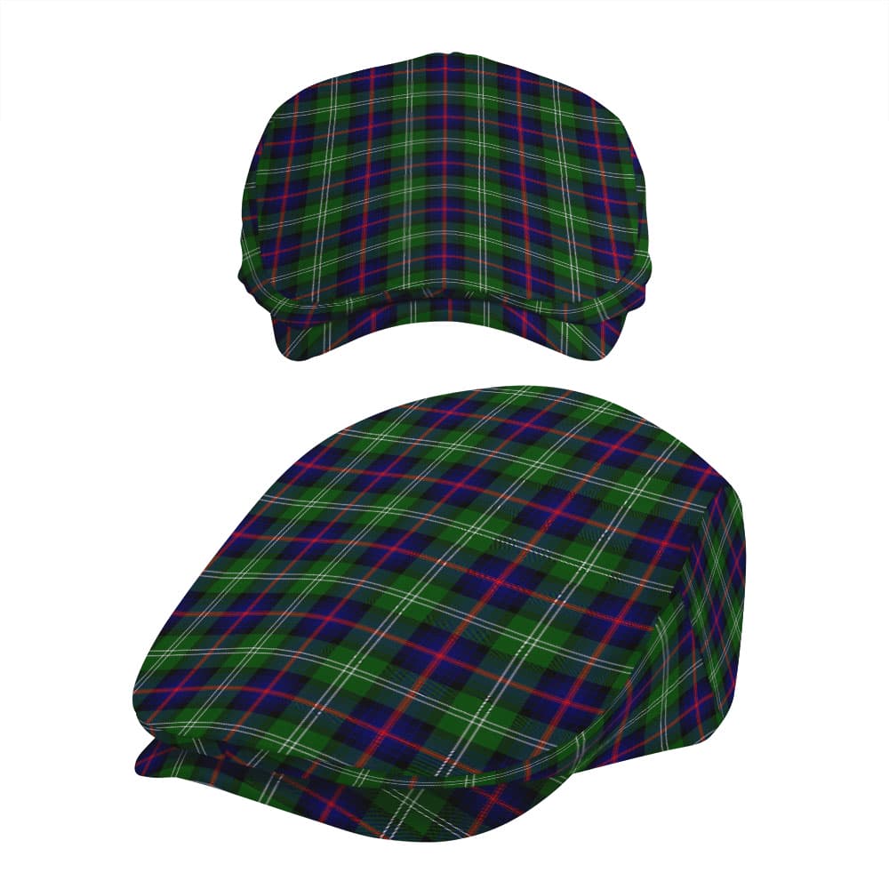 Scottish Sutherland Modern Tartan Flat Cap - Image 5