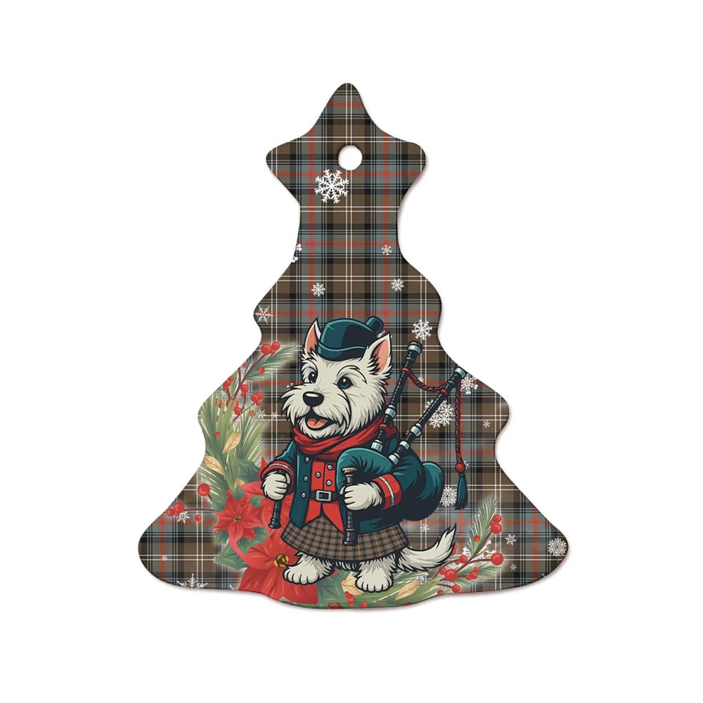 Scottish Sutherland Weathered Tartan Ceramic Ornament Cute Scottish Terrier Dog - Image 7