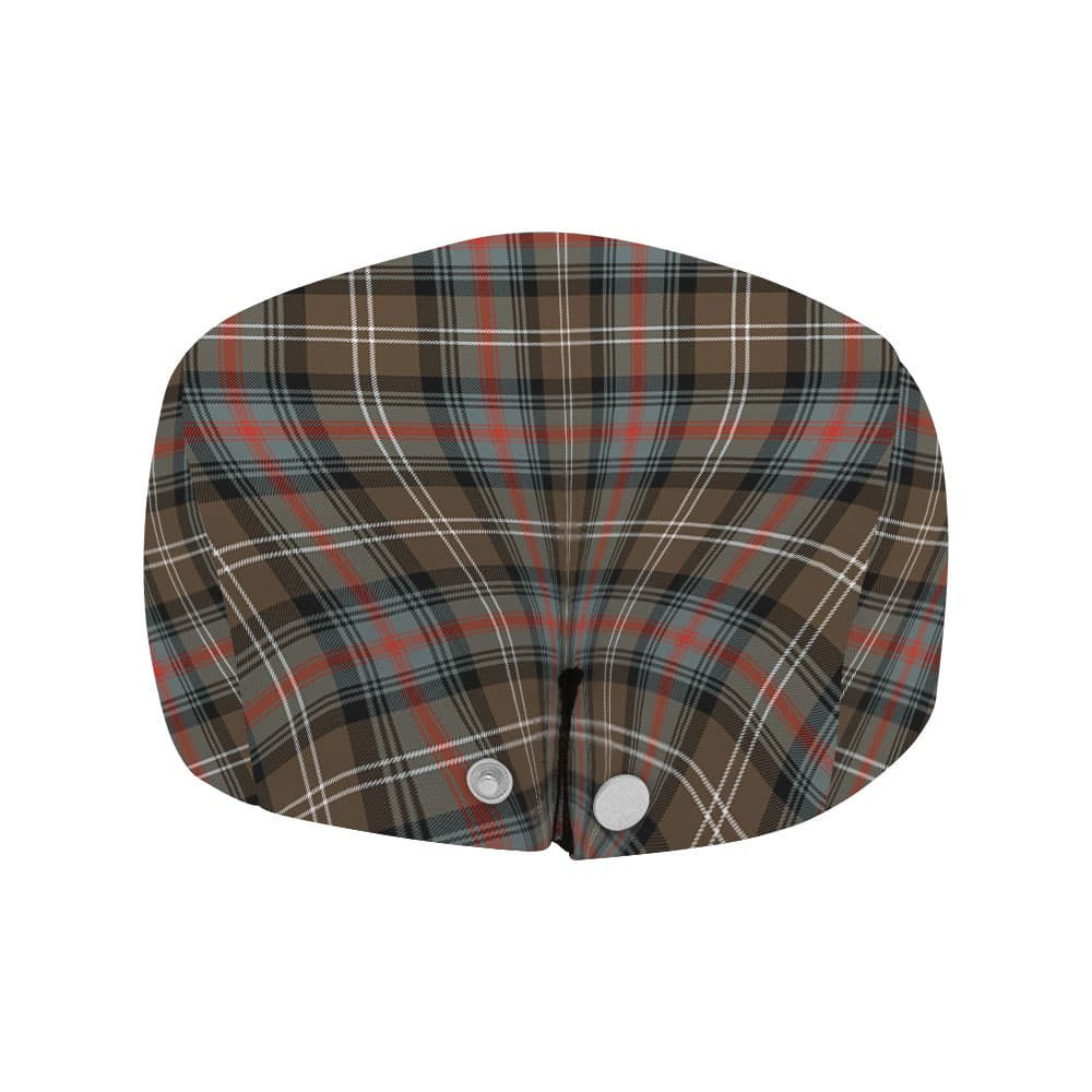 Scottish Sutherland Weathered Tartan Flat Cap - Image 4
