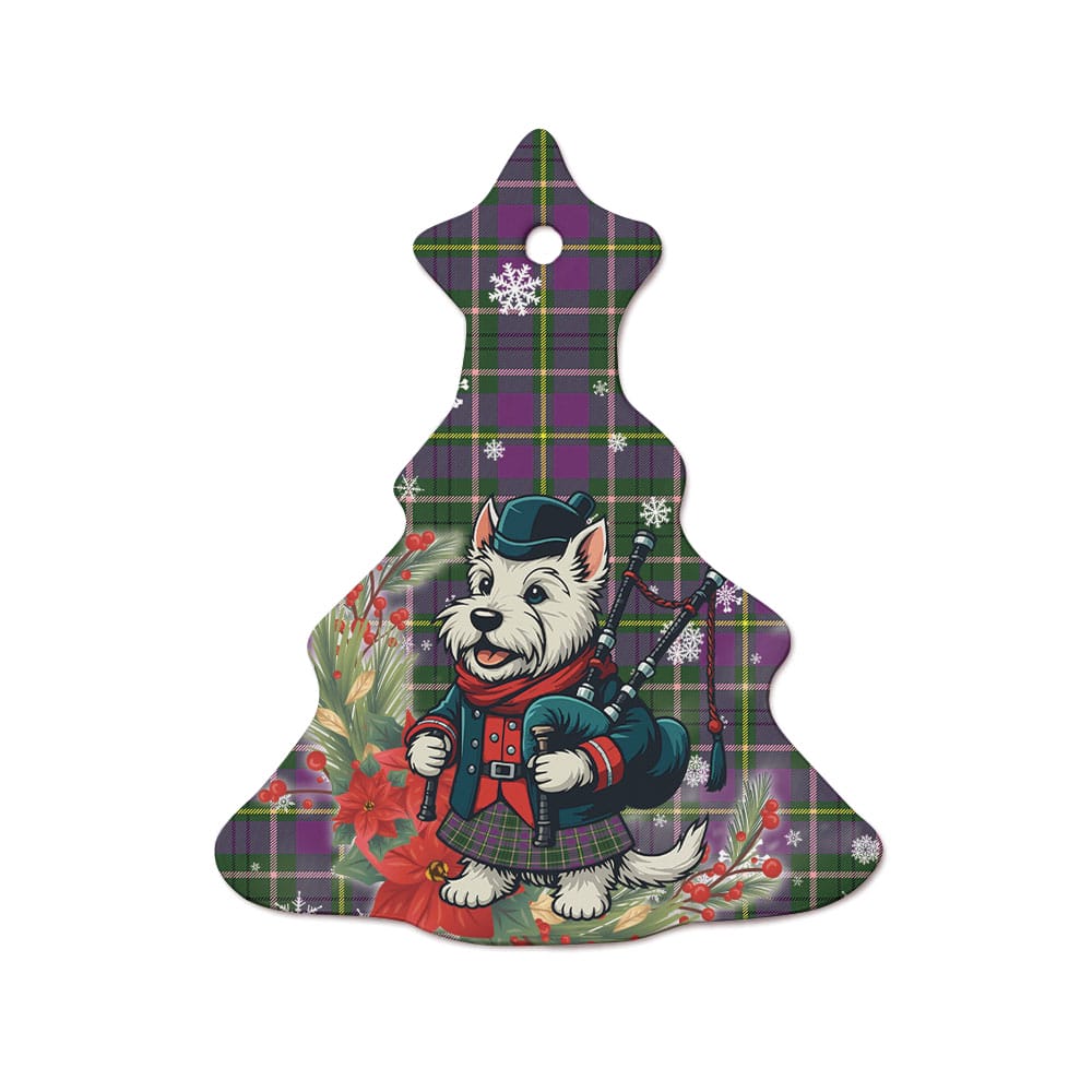 Scottish Taylor Tartan Ceramic Ornament Cute Scottish Terrier Dog - Image 7
