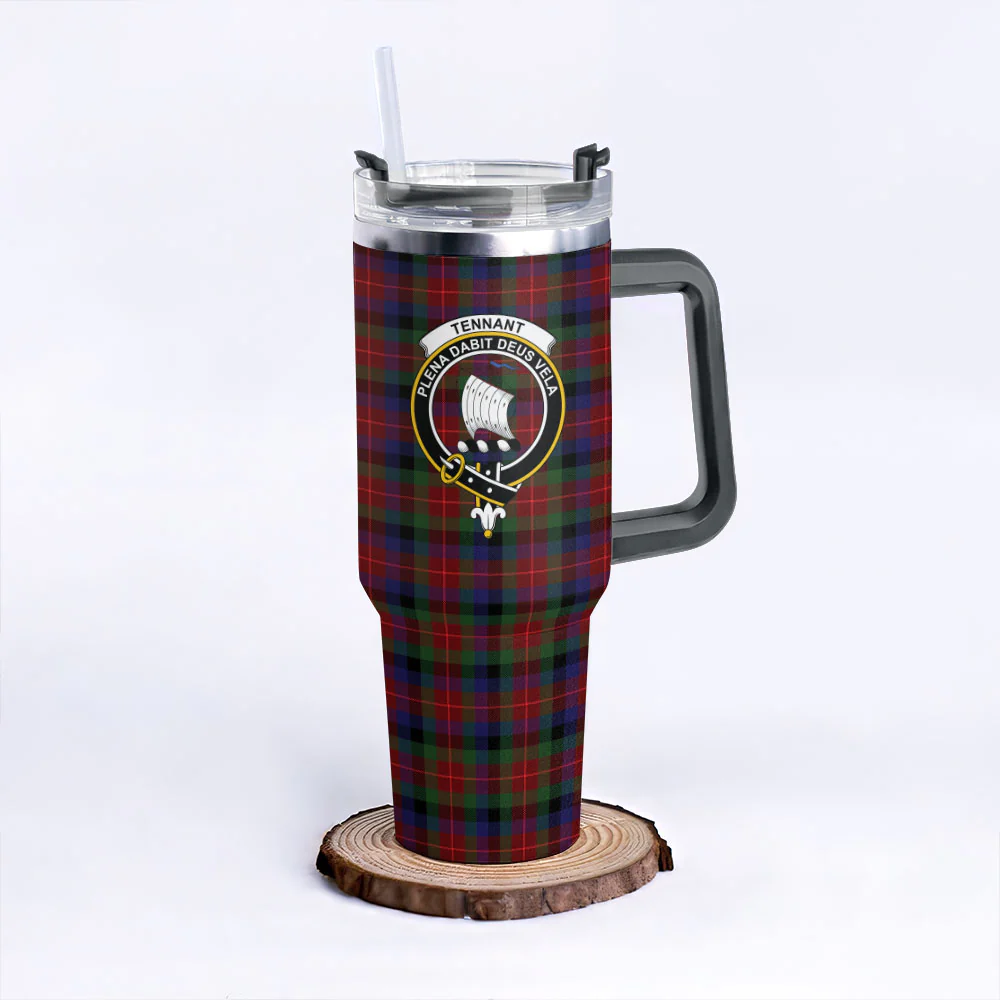 Scottish Tennant Clan Badge Tartan 40oz Tumbler - Image 6