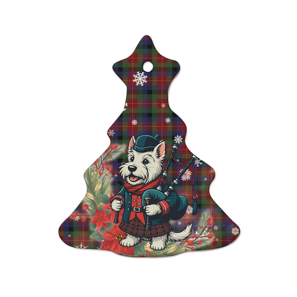 Scottish Tennant Tartan Ceramic Ornament Cute Scottish Terrier Dog - Image 7