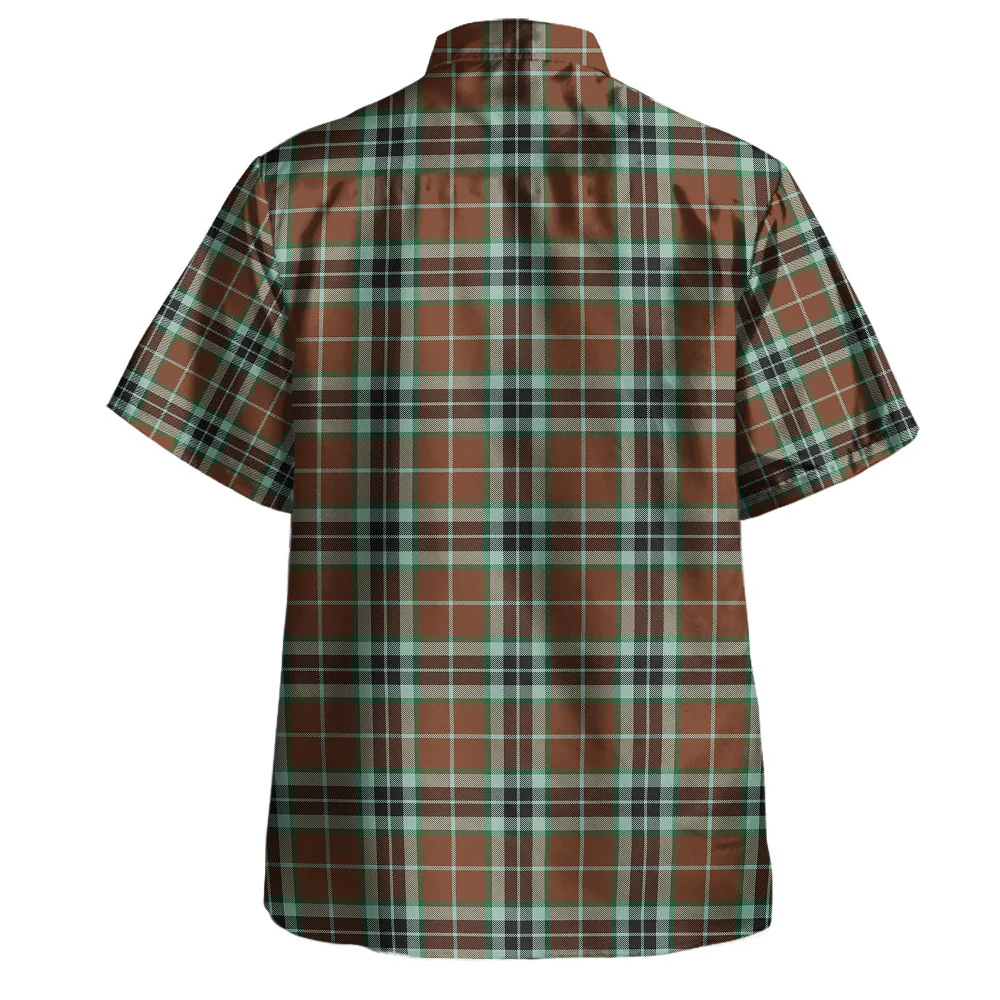 Scottish Thomson Hunting Modern Clan Badge Tartan Hawaiian Shirt - Image 3
