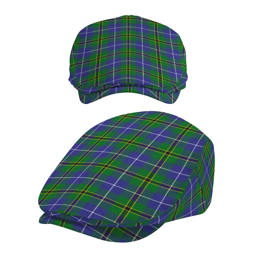 Scottish Turnbull Hunting Tartan Flat Cap - Image 5