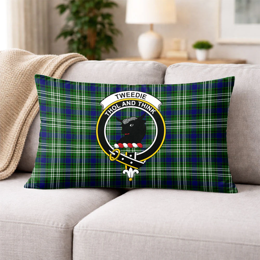 Scottish Tweedside District Clan Badge Tartan Pillow Case - Image 3