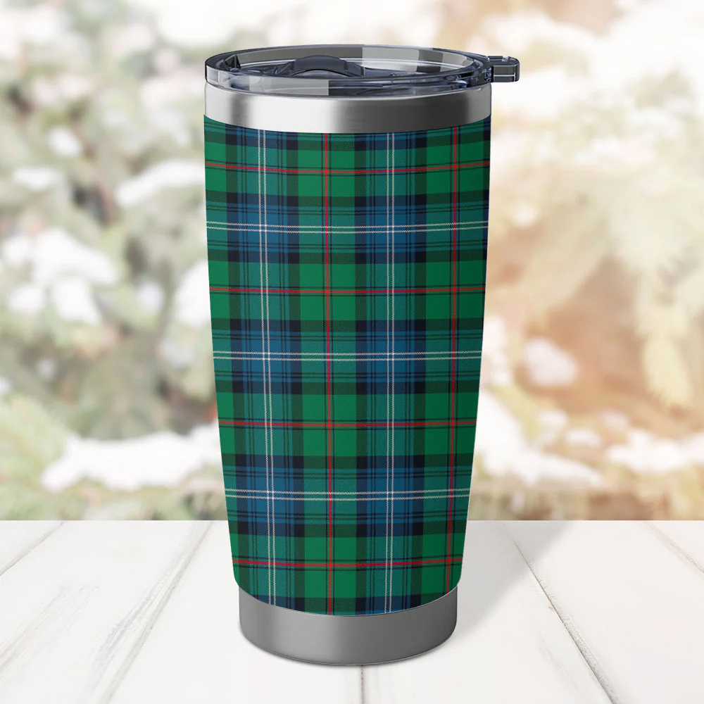 Scottish Urquhart Ancient Clan Badge Tartan Tumbler - Image 3
