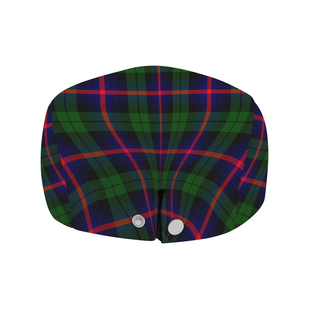 Scottish Urquhart Clan Badge Tartan Flat Cap - Image 4