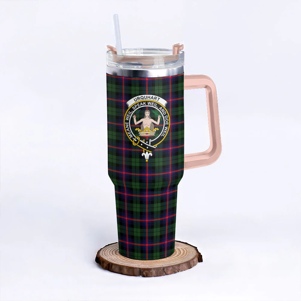 Scottish Urquhart Modern Clan Badge Tartan 40oz Tumbler - Image 4