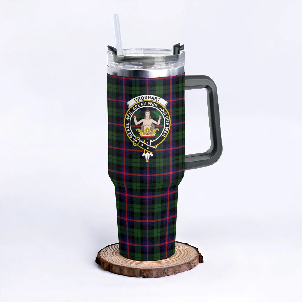 Scottish Urquhart Modern Clan Badge Tartan 40oz Tumbler - Image 6