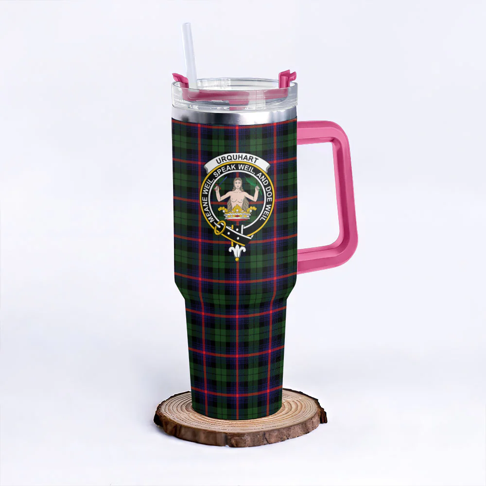 Scottish Urquhart Modern Clan Badge Tartan 40oz Tumbler - Image 7