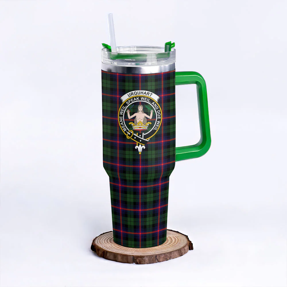 Scottish Urquhart Modern Clan Badge Tartan 40oz Tumbler - Image 8
