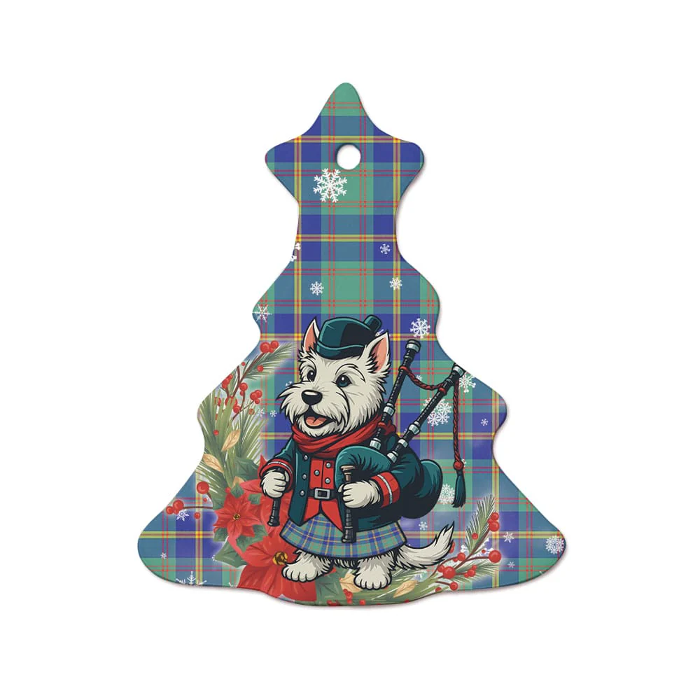 Scottish US Marine Tartan Ceramic Ornament Cute Scottish Terrier Dog - Image 7
