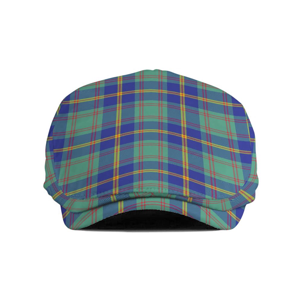 Scottish US Marine Tartan Flat Cap
