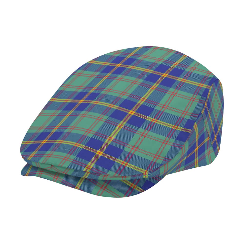 Scottish US Marine Tartan Flat Cap - Image 2