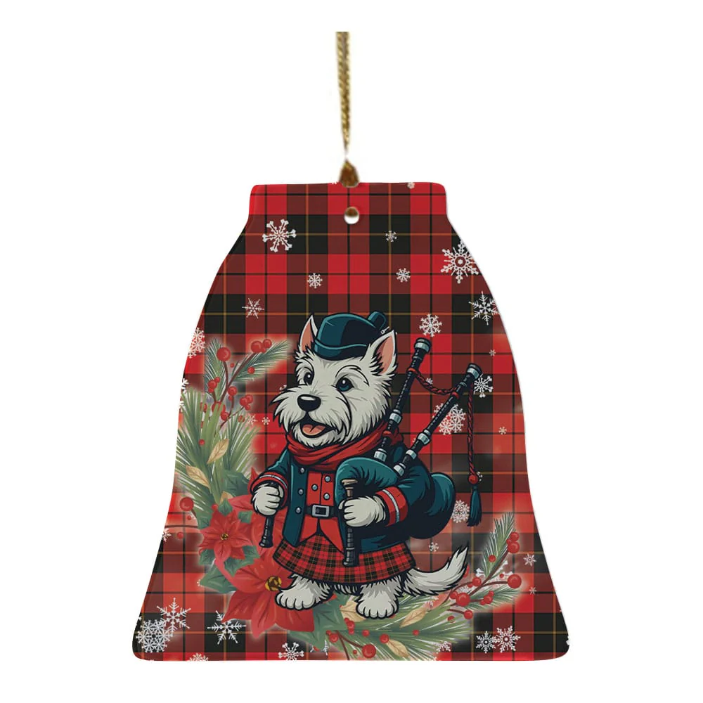 Scottish Wallace Weathered Tartan Ceramic Ornament Cute Scottish Terrier Dog - Image 4