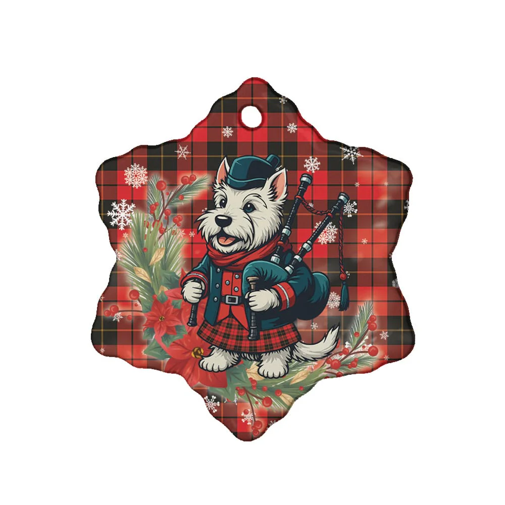 Scottish Wallace Weathered Tartan Ceramic Ornament Cute Scottish Terrier Dog - Image 6