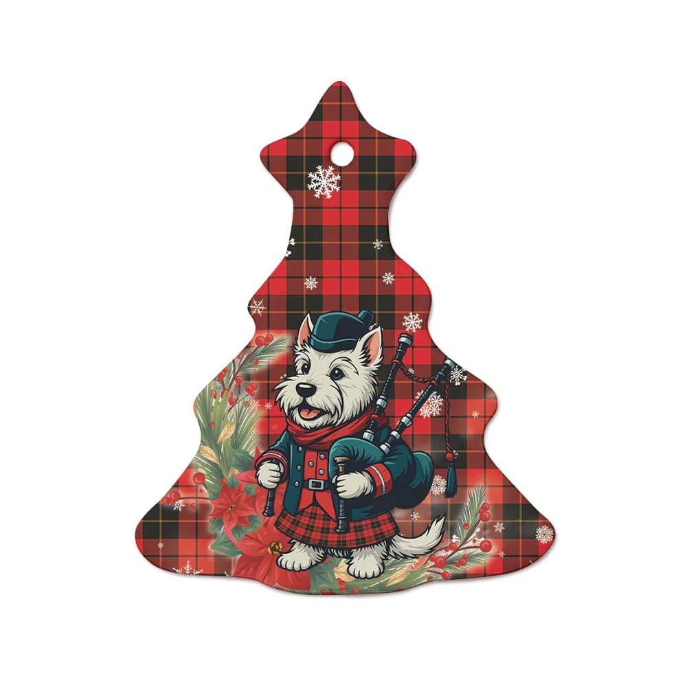 Scottish Wallace Weathered Tartan Ceramic Ornament Cute Scottish Terrier Dog - Image 7