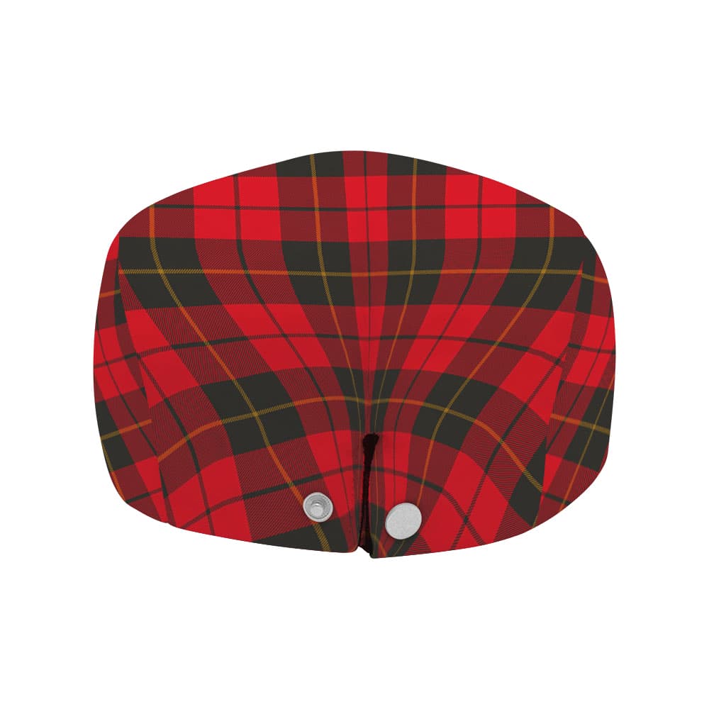 Scottish Wallace Weathered Tartan Flat Cap - Image 4