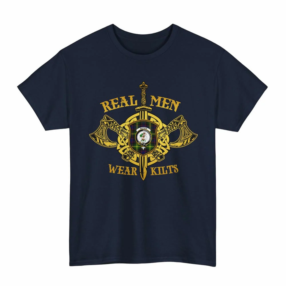 Scottish Watson Clan Crest Tartan Unisex T-Shirt Real Men Wear Kilts - Image 7