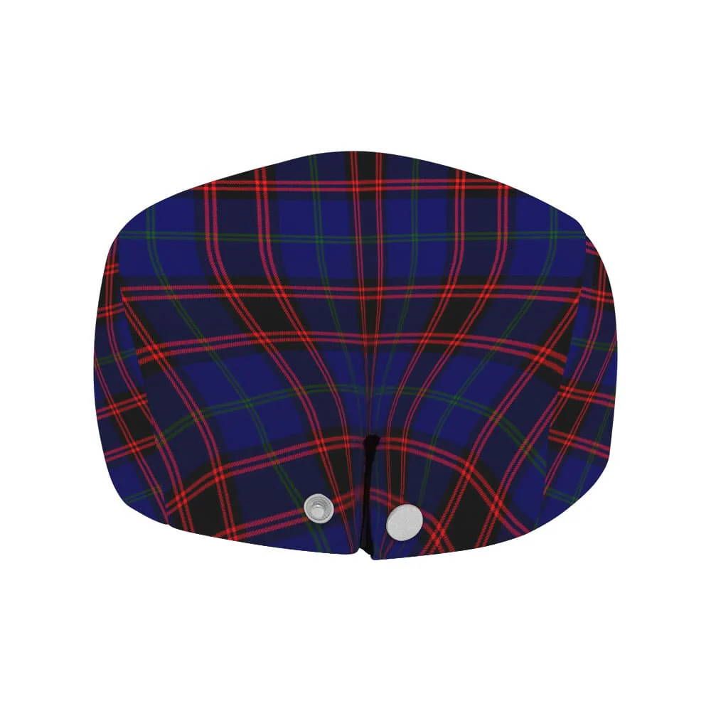 Scottish Wedderburn Clan Badge Tartan Flat Cap - Image 4