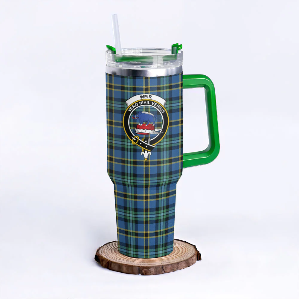 Scottish Weir Ancient Clan Badge Tartan 40oz Tumbler - Image 8