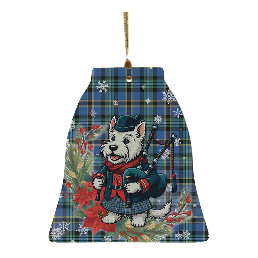 Scottish Weir Ancient Tartan Ceramic Ornament Cute Scottish Terrier Dog - Image 4