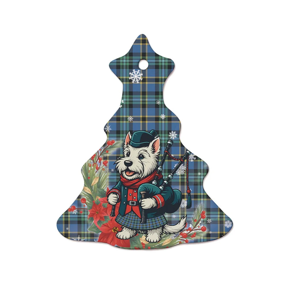 Scottish Weir Ancient Tartan Ceramic Ornament Cute Scottish Terrier Dog - Image 7
