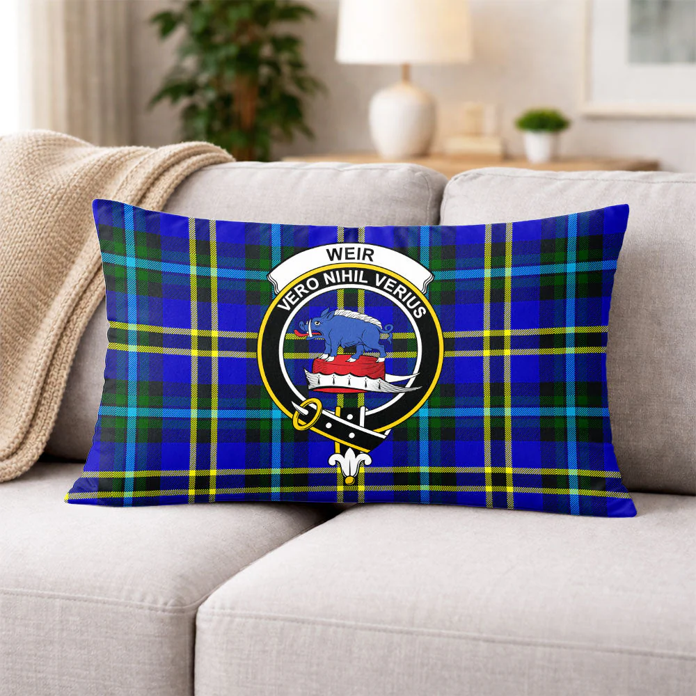 Scottish Weir Modern Clan Badge Tartan Pillow Case - Image 3