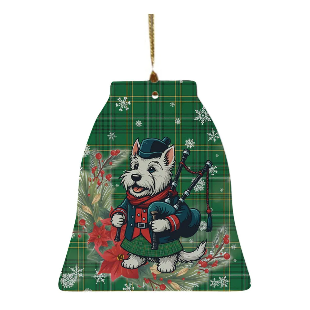 Scottish Wexford County Tartan Ceramic Ornament Cute Scottish Terrier Dog - Image 4