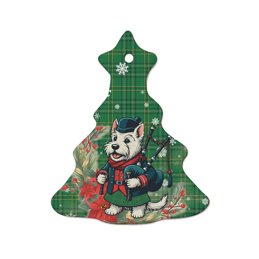Scottish Wexford County Tartan Ceramic Ornament Cute Scottish Terrier Dog - Image 7