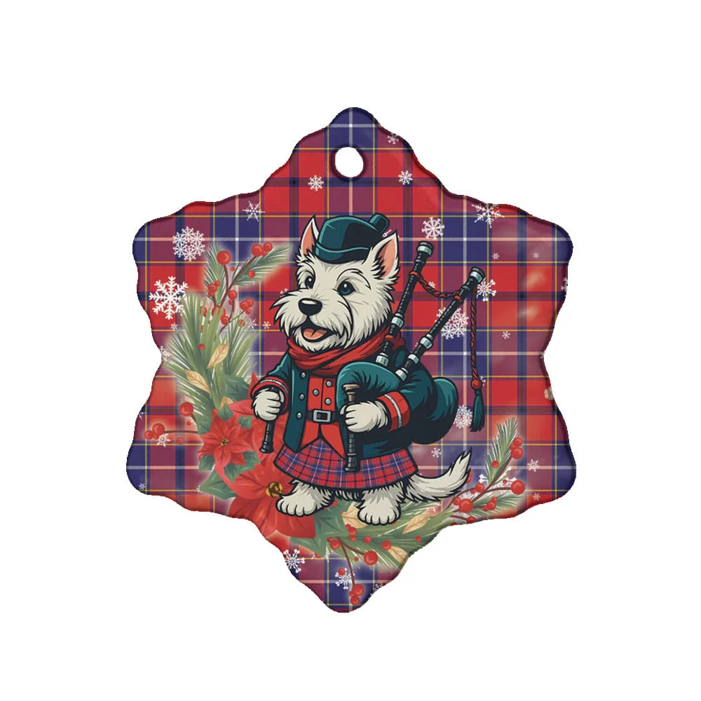 Scottish Wishart Dress Tartan Ceramic Ornament Cute Scottish Terrier Dog - Image 6