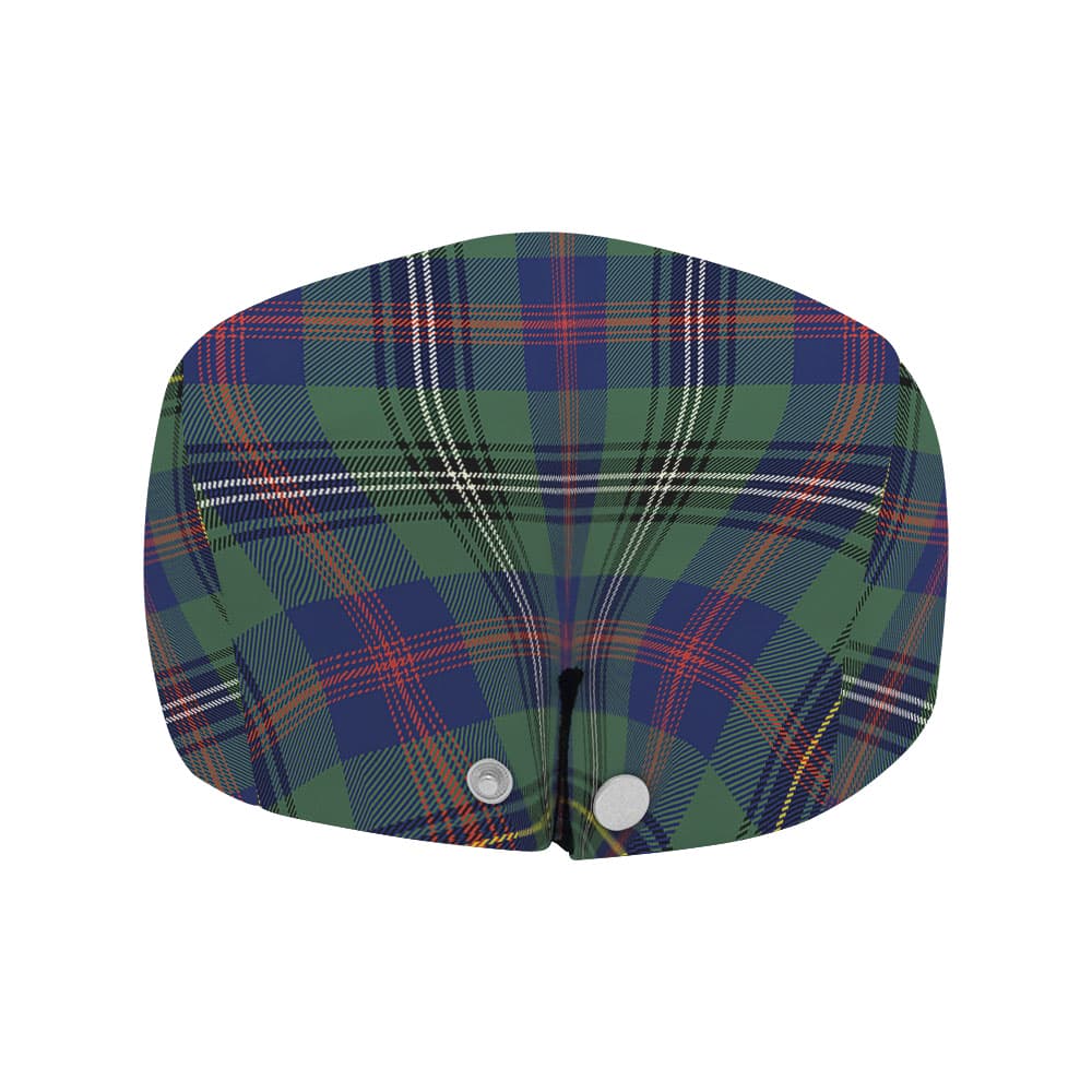 Scottish Wood Clan Badge Tartan Flat Cap - Image 4