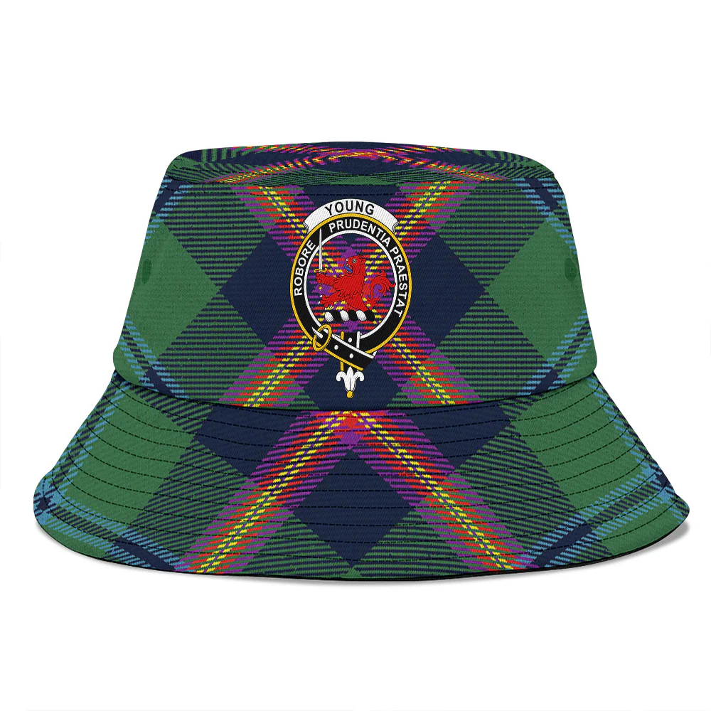 Scottish Young Modern Clan Badge Tartan Bucket Hat - Image 2
