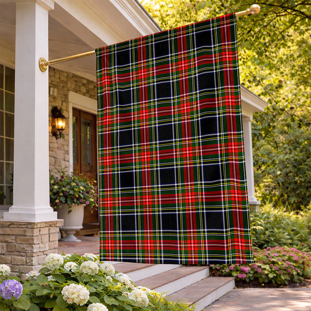 Scottish Stewart Black Clan Badge Tartan Flag Parade Vertical Style - Image 2