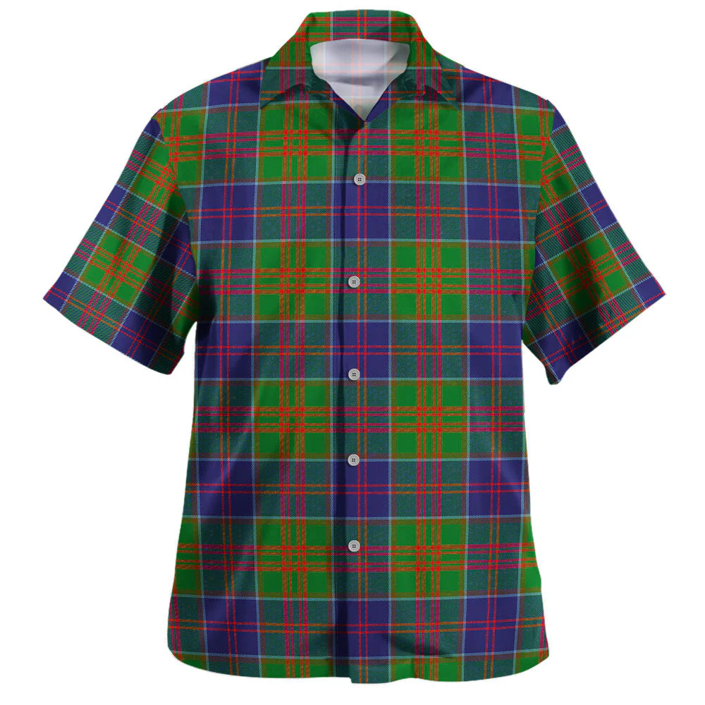 Scottish Stewart of Appin Hunting Modern Clan Badge Tartan Hawaiian Shirt